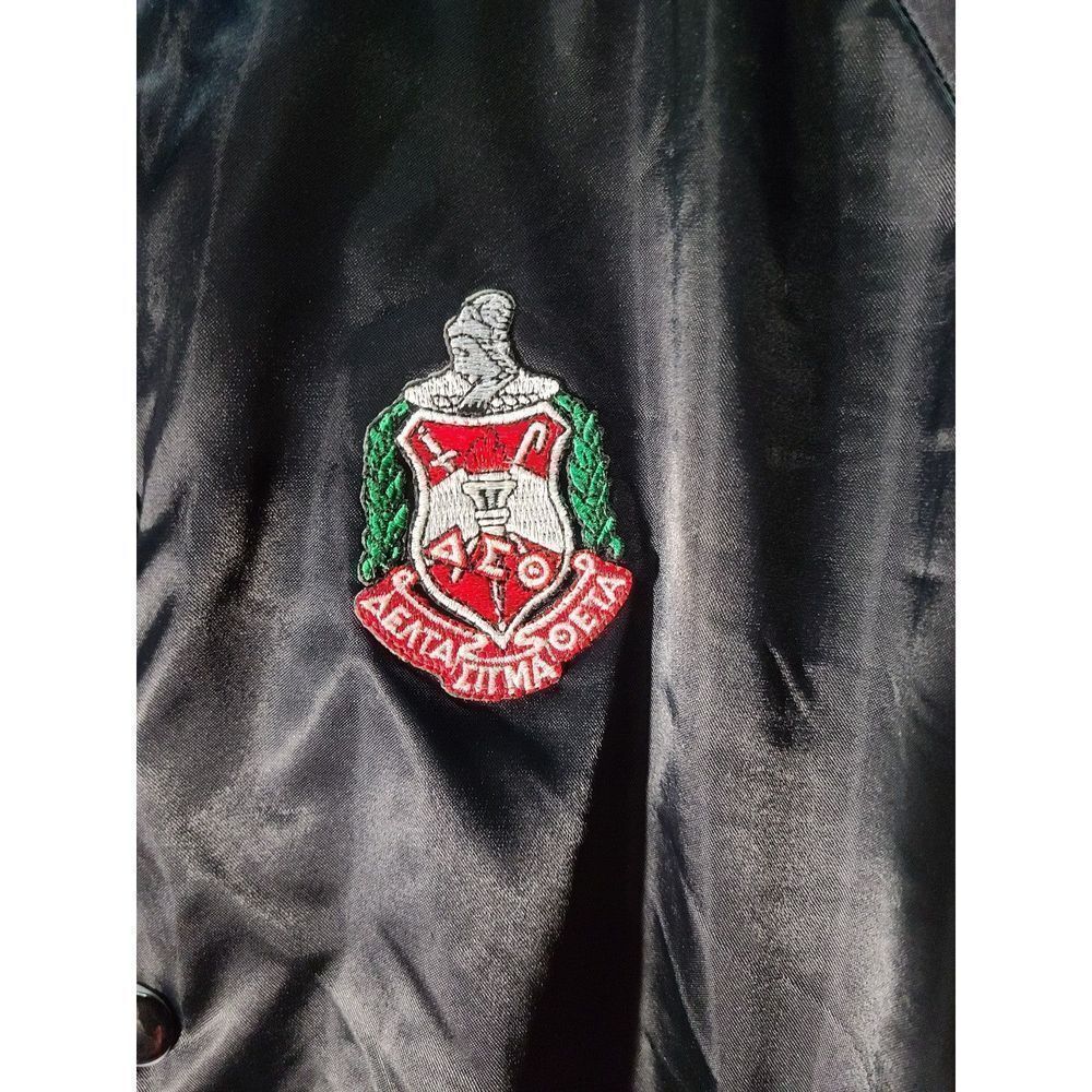 DELTA CUSTOM TRIM SATIN BOMBER JACKET - Picture 2 of 4